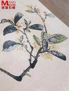 Art Mural Motif Marbre Personnalisé Fait Main Artistique Décoratif Mosaïque <span class=keywords><strong>Peinture</strong></span> pour Mur - Product Image 4
