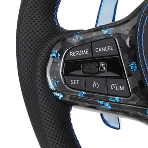 Volante OEM de Fibra de Carbono Forjada, Semiperforado, con Calefacción y Revestimiento de Cuero para BMW G20 G21 G30 G87 M3 <span class=keywords><strong>G8</strong></span> M4 G42 G82 M5 F90 G05 G06 - Product Image 3