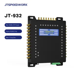 JT-932 Access 32 Ports Impinj R2000 Chip UHF RFID Fixed Reader For 24 Hours Self -service Library