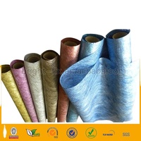 Papier d'emballage étanche pour fleurs Vente en gros Papier d'emballage floral coloré élégant Papier pour paquet cadeau design