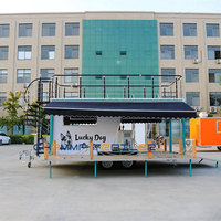 Chammp efficace et durable nouveau style moins cher de haute qualité Snack Deck Food Truck Food Trailer avec Double Decker