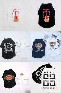 เสื้อยืดสุนัขแขนสั้น<span class=keywords><strong>ลาย</strong></span>หมีกีตาร์น่ารัก <span class=keywords><strong>สี</strong></span>เหลือง ขาว ดำ แบรนด์ดัง จัดส่งเร็ว ผลิตจากผ้าฝ้าย - Product Image 3