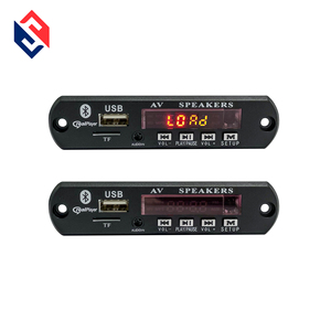 Pemutar Mp3 BT5.0 5v 12v, papan dekoder pemutar Mp5, kabel USB biru, pemutar Mp3 Mini, Speaker kartu Sd, <span class=keywords><strong>Bluetooth</strong></span>, kartu memori - Product Image 2