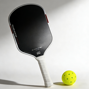 Raquette de pickleball en fibre de carbone Toray T700 de 16 mm d'épaisseur, surface rugueuse, absorption stable des chocs, grande zone de frappe, offre une épaisseur en EVA - Product Image 1