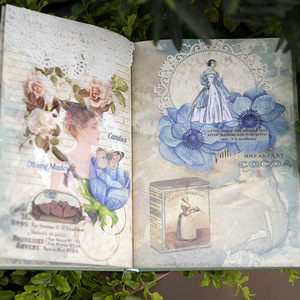 Cuaderno Retro <span class=keywords><strong>Americano</strong></span> Medieval Vintage, 120 Páginas, 4 Estilos, Diario de Papel Grueso para Escribir y Dibujar a Diario - Product Image 4