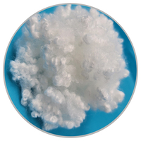 Fibre creuse de Psf de polyester siliconé de HCS 7d 15d 64mm 32mm pour l'oreiller de bourrage