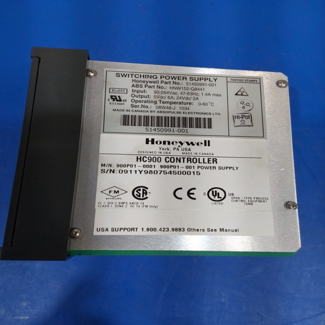 900P010001 HC900 Power Supply 51450991001 Power Supply PLC