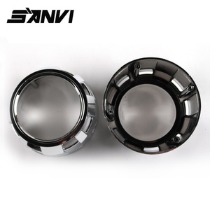 SANVI 2.5 Inch Car Xenon <b>Projector</b> Lens Cover for S8 2.5 Inch WST <b>Projector</b> Car <b>Light</b> Shrouds Decoration Cover - Product Image 4