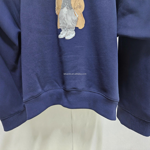 <span class=keywords><strong>Pull</strong></span> à col rond ample pour <span class=keywords><strong>femme</strong></span>, classique, brodé, Littlepony, ours de dessin animé, anti-âge, col rond - Product Image 4