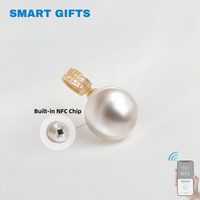 Collier pendentif luxueux en imitation perle NFC 13,56 MHz RFID, cadeaux d'anniversaire, de vacances et d'affaires, OEM/ODM