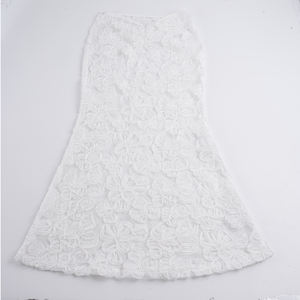 Robe de plage élégante et naturelle en dentelle 3D pour femme, jupe longue transparente, kimono cardigan - Product Image 2