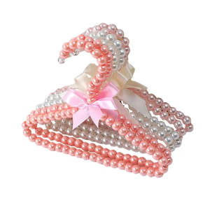 Wholesale 20CM Pearl <b>Pet</b> Clothes Hanger | Quality Style Solid White Dog Coat Display Rack - Product Image 6