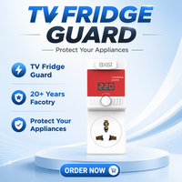 Protecteur de tension automatique 220V 10A pour téléviseur avec protection contre les surtensions et les sous-tensions à démarrage rapide pour le marché africain