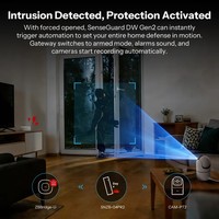 Sonoff SNZB-04PR2 SenseGuard DW Gen2 Capteur de porte/fenêtre Zigbee avec alertes de sécurité PC Active Security et anti-effraction, compatible Matter Bridge Via pour la maison