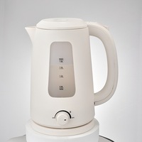 Bouilloire électrique en verre thermostatée de grande capacité 1,8 L, bouilloire intégrée avec fonction de conservation de la chaleur, bouilloire pour faire du thé à la maison, bouilloire de bureau