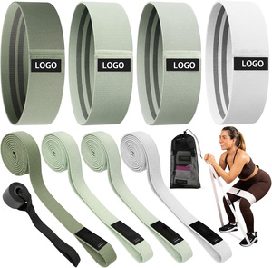 Custom Logo Printed Fabric Resistance <strong>Bands</strong> <strong>for</strong> <strong>Hip</strong> Circle &amp; Booty Workout Light Strength Resistance Loop <strong>for</strong> Gym Yoga <strong>Exercise</strong> - Product Image 1