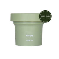 Masque de soin du visage coréen OEM, masque de beauté pour le visage, contrôle du teint, élimination des points noirs, masque de boue aux plantes et aux fruits biologiques
