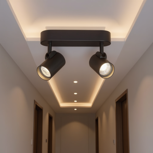 Lámpara de Techo LED Moderna de Aluminio SLV, 18W, Negra, IP20, Blanco Cálido 3000K, Montaje en Superficie, Iluminación Interior - Product Image 2