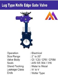 Válvula de Compuerta Tipo Cuchilla de Servicio Pesado (Cuerpo CF8/CF8M de 2"-20") para Aplicaciones de Aislamiento de Flujo de Agua/Gas - Product Image 2