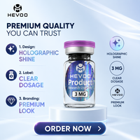 Autocollant de peptide personnalisé d'usine avec emballage d'origine, faible MOQ disponible, impression holographique, résistant à l'eau
