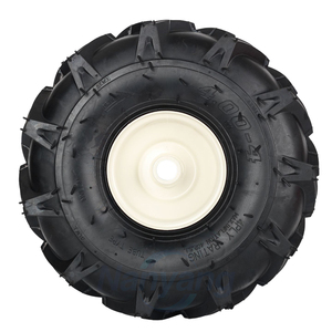 Neumático y Rueda para Cultivadora 11x4.00-4", Eje de 3/4", Buje Central de 3-1/8", Compatible con Repuesto para Cultivadora Cortacésped - Product Image 3