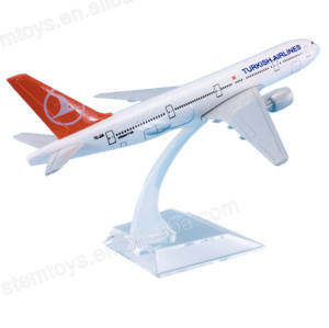 Offre Spéciale 1/400 modèles d'avions en métal Turquie Turkish Airlines Boeing 777 modèle d'avion moulé sous pression jouets pour Collection - Product Image 3