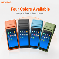 Terminal de point de vente Newpas Q1 avec système d'exploitation Android 12 intégré, imprimante thermique Bluetooth 58 mm de haute qualité avec performances stables