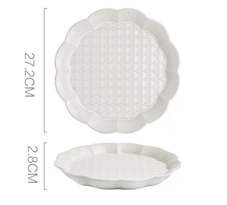 10.5 inch shallow dish