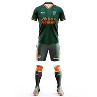 Akilex-Ensemble d'équipe complet personnalisé, sublimation, respirant, séchage rapide, uniforme de football, ensemble de maillots de football