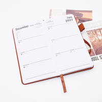 Cuadernos de Tapa Blanda de Cuero PU Personalizados para la Escuela, Diario, Agenda Semanal, Cuaderno de Notas