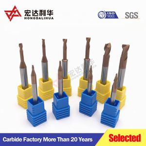 Fraiseuse CNC en acier tungstène solide résistant à l'usure avec revêtement TiAln jaune - Product Image 6