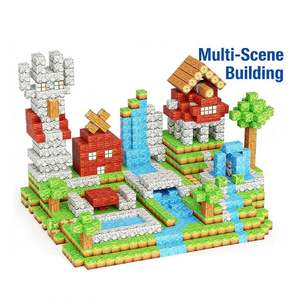 Bloques de Construcción Magnéticos de PVC al por Mayor, Juguetes Educativos STEM, Bloques de Aprendizaje Sensoriales, Juego Creativo de Apilamiento, Fantasía - Product Image 6