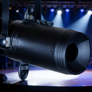 Projecteur LED Elliptique Bicolore 60W à Longue Portée avec Mini Zoom - Angle de Faisceau Réglable, Intensité Variable, pour Studio Commercial - Product Image 3