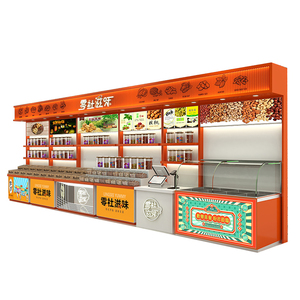 Tùy chỉnh Snack bán hàng <span class=keywords><strong>kiosk</strong></span> tủ cho trung tâm mua sắm LED đảo hiển thị cho Kẹo Trái Cây giật hạt xào cửa hàng truy cập - Product Image 5