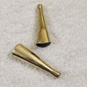 Chape de scabbard moyen en laiton, petite, en métal - Product Image 4