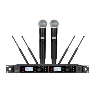 ULXD24D B58 Dual Channel Hot Selling True Diversity <b>Wireless</b> <b>Microphone</b> Professional High Quality Performance Singing <b>Microphone</b> - Product Image 2