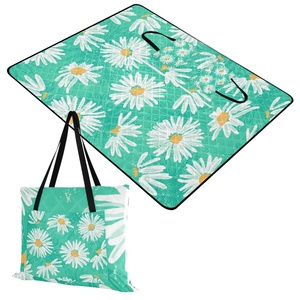 Chinese Online Market Custom Logo Wholesale Large Vintage Waterproof Portable <b>Picnic</b> <b>Blankets</b> Washable Foldable Hand Bags - Product Image 1