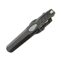 Couteau de chef en acier inoxydable HT-6617 avec logo personnalisé, manche PP+TPR, bord tranchant, design minimaliste