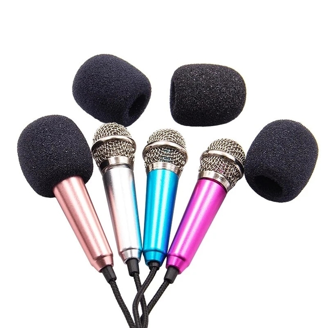 HOT Portable 3.5mm Stereo Studio Mic KTV Karaoke Mini Microphone Smart Phone Laptop PC Desktop Handheld Audio USB