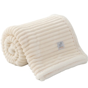 Ấm áp & ấm cúng không thấm nước Sọc Pet chăn Bìa Bộ sưu tập đảo ngược ném bảo vệ chiếc ghế xe giường từ sự cố tràn vết bẩn - Product Image 1