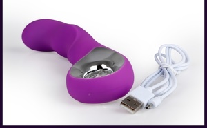 Vibrateur AV rechargeable Wave Messenger pour point G, 10 vitesses, silencieux, en silicone, jouets sexuels pour femmes adultes - Product Image 5