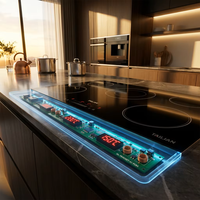 ML-PR4030ET-A1 Placa de Cocina Multifunción de 3 Quemadores Infrarrojos, PCBA Personalizada de Fábrica Tailian, Placa PCB de 3 Zonas