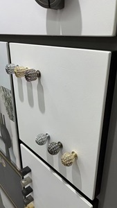 Handle and <strong>Knob</strong> China Pull Handle JINGZHI HANDLE Furniture Zinc Alloy Solid Cabinet Hardware Kitchen Round <strong>Crystal</strong> <strong>Knob</strong> - Product Image 2