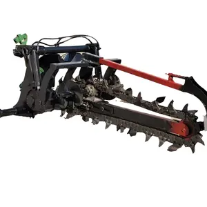 Professional Chain Trencher Machine Best Price Tractor Attachment for Home Use Farm Retail Chain Digger Curb Tractor Trencher