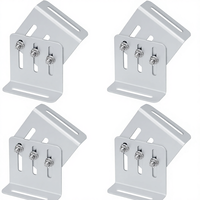 Tripsolar TP-LZ-102 8PCS Support de montage inclinable réglable pour panneaux solaires anodisés, pour camping-car, bateau, utilisation au sol, résistant au vent 60M/S et aux charges de neige