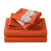 Parure de draps de luxe 6 pièces en dentelle, toucher doux, taille King, respirante, poches profondes, entretien facile, qualité hôtelière
