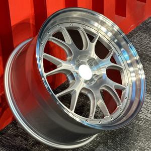 Rines DJJ de <span class=keywords><strong>2</strong></span> Piezas Forjadas 5x130 de 18 19 20 21 Pulgadas, Rines de Aleación Plateados Personalizados para <span class=keywords><strong>Porsche</strong></span> 964 <span class=keywords><strong>Turbo</strong></span> 940 911 Carrera <span class=keywords><strong>944</strong></span> - Product Image 5