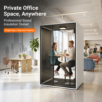 Cabine de travail de haute qualité, solution d'espace de travail ouvert, cabine de bureau insonorisée, cabine de bureau modulaire haut de gamme