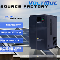 Convertisseur de fréquence variable AC de haute qualité 15KW, contrôle PID, monophasé/triphasé, VFD, moteur VOLTIQUE modèle 6000-15KW/380V