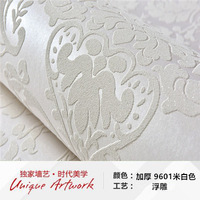 Papier peint PVC, panneau mural, papier de soie, autocollants de décoration intérieure, décorations en briques 3D, peintures murales de luxe, vinyle brodé pour plafond